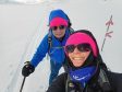 Gill and Jim Robertson completed a marathon across the Arctic over two days on cross country skis