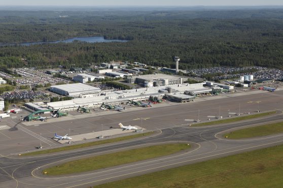 Landvetter viewed from the air