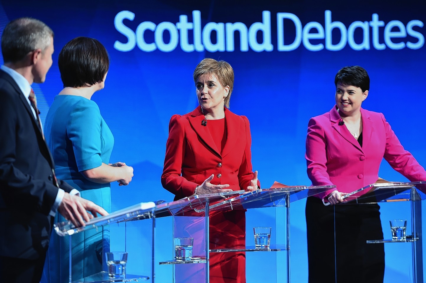 STV Hold Televised Leader's Debate Ahead Of The Holyrood Elections