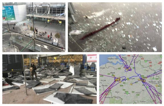 The attacks started around 7am yesterday when a double blast hit the city’s Zaventem Airport.