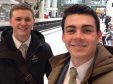 Mormon missionaries Mason Wells and Joseph Empey