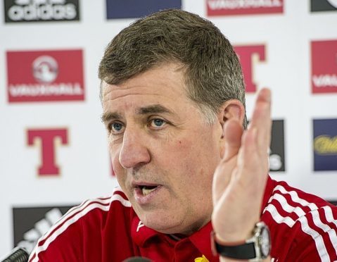 Scotland assistant manager Mark McGhee