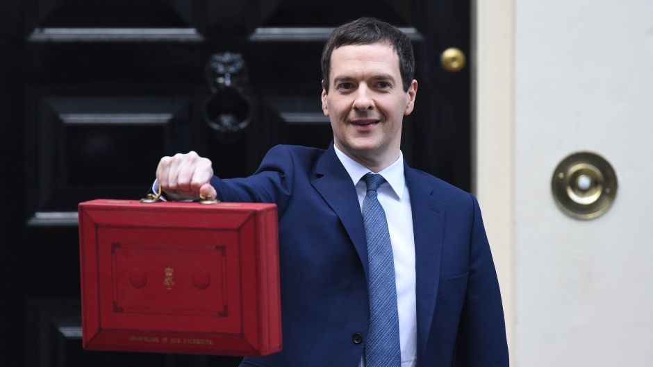 Chancellor of the Exchequer George Osborne outside 11 Downing Street, London, before heading to the House of Commons to deliver yesterday's Budget