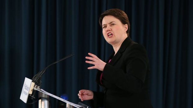 Ruth Davidson will launch the manifesto today