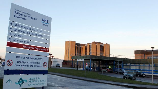 Raigmore Hospital in Inverness