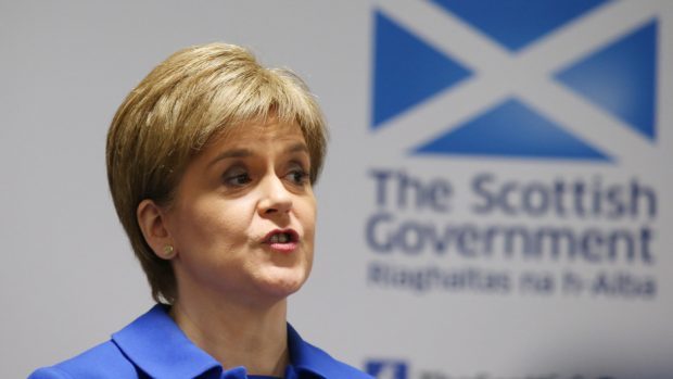 First Minister Nicola Sturgeon