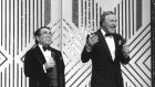 Ronnie with Bruce Forsyth as they co-hosted the Royal Variety Performance