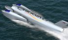 Virtual image of the Quicksilver boat to be used in the world record attempt