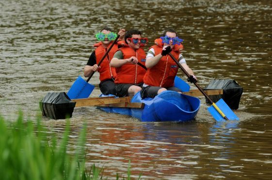 The Garioch Lions raft race is returning this summer
