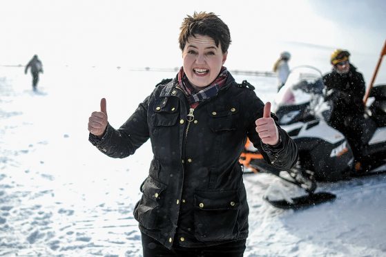 Scottish Conservative leader Ruth Davidson will be visiting Peterhead, Keith and Oban today