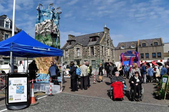 Fraserburgh's Super Saturday events take place in the town centre.