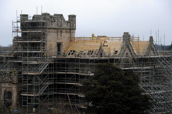 Work being done to redevelop Ury House.