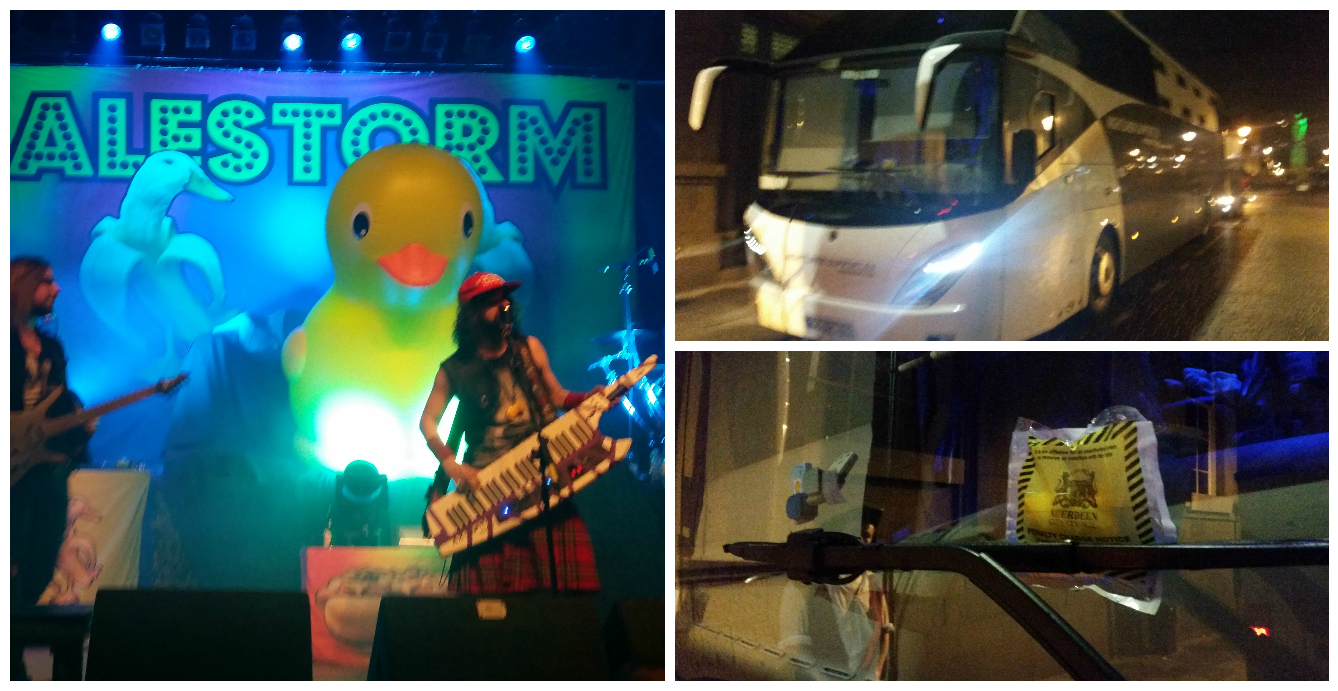 Alestorm and Sabaton rocked the Music Hall on Wednesday night... before collecting parking tickets on their tour busses