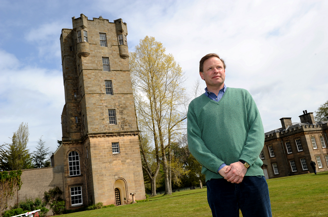 Angus Lennox, head of the estate managing Speyside's Gordon Castle