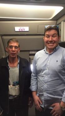 Ben (right) with the hijacker