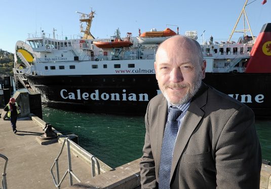 Staying on - Caledonian MacBrayne's chief executive Martin Dorchester has announced he is to remain in the post.