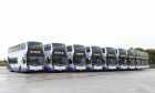 Double-deckers built by Falkirk firm ADL