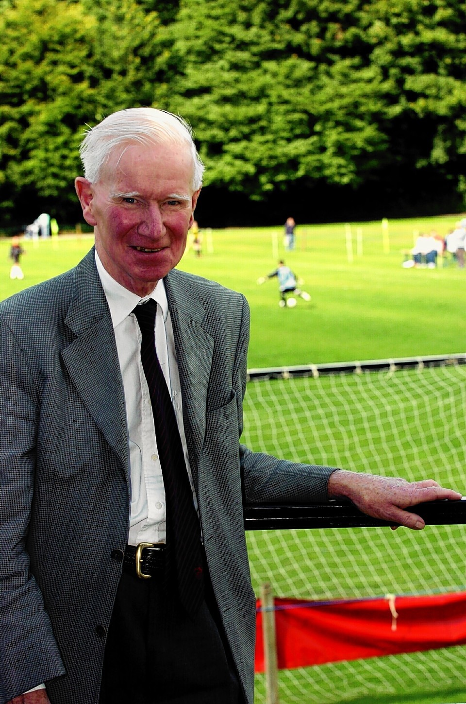 Mr Armstrong in 2004 during the AIFF at Seaton Park