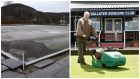 Ballater Bowling Club: Before and after the clean up operation