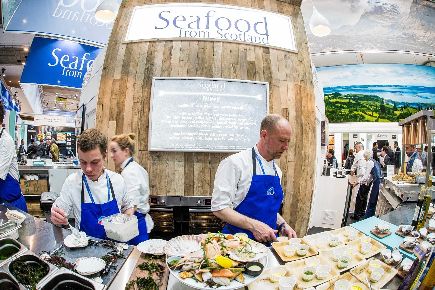 Scottish seafood treats for expo visitors in Brussels