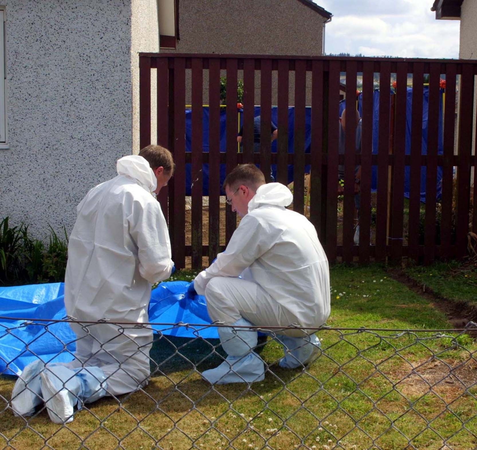 Forensics at the scene in 2006 