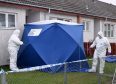 Forensic experts at Kintail Court in Inverness.