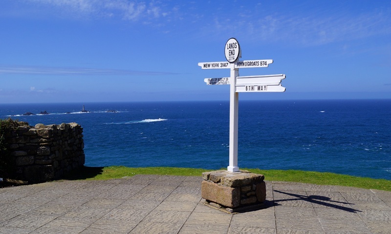 Lands End signpost