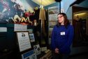 Fraserburgh Heritage Centre guide Debbie Watt at the General Hugh Mercer exhibition