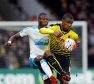 Obbi Oulare in action for Watford against Newcastle