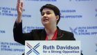 Ruth Davidson visited Inverurie yesterday