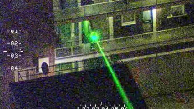 Eye experts warn of the 'devastating' consequences possible if lasers are aimed at aircraft cockpits (National Police Air Service/PA)