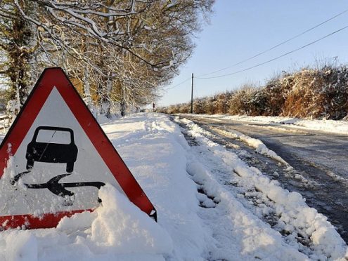 Forecasters are warning of snow and hazardous driving conditions