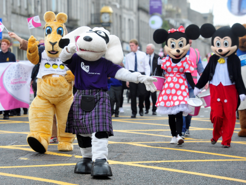 Last Years Celebrate Aberdeen parade