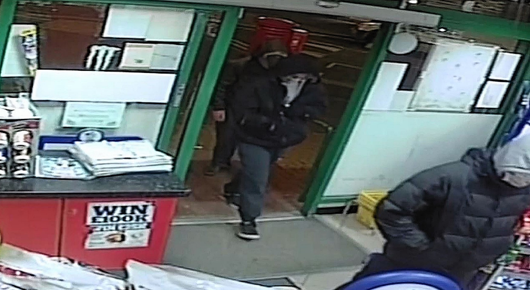 CCTV still issued by the Metropolitan Police showing the thugs