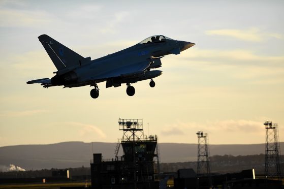 Typhoons will be among the military hardware making their presence felt at the start of the latest Nato exercises off Sutherland.