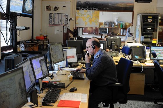 Coordination Centre at Kinloss Barracks.