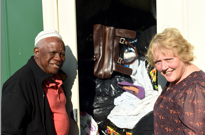 Lansana Bangura and his wife Moira are collecting more donations to send to Sierra Leone.