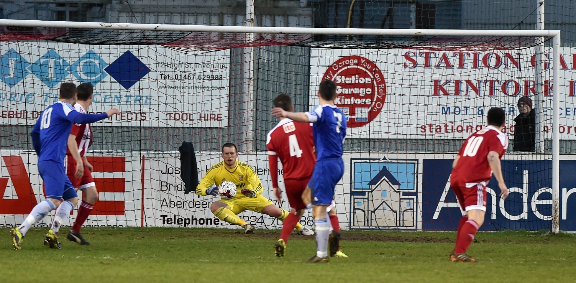 Action shots from Cove's win over Formartine