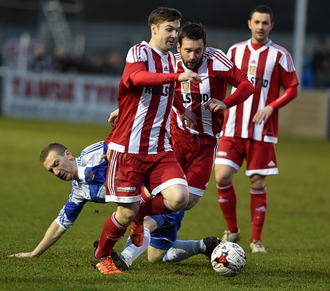 Action shots from Cove's win over Formartine