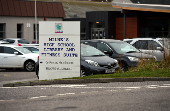 Inspectors have praised staff at Milne's High School.