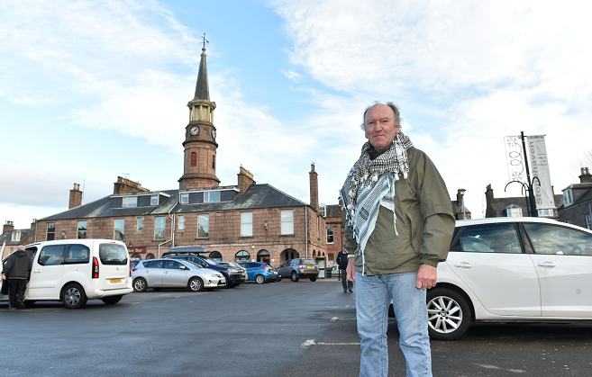Phil Mills-Bishop, vice-chairman of the Stonehaven and District community council