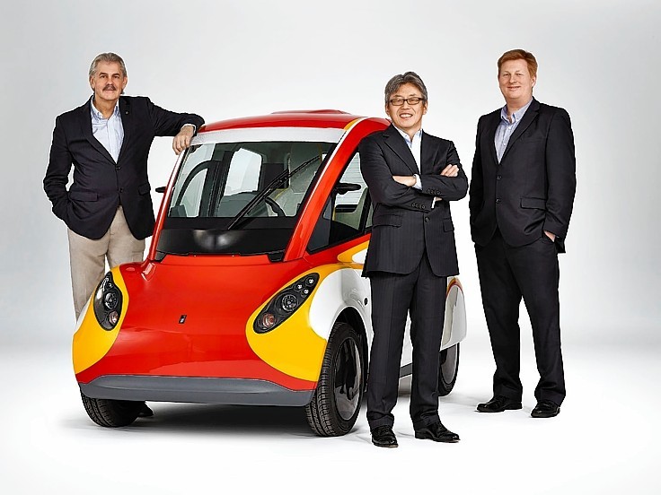 Shell Concept Car, Gordon Murray, Bob Mainwaring and Hidehito Ikebe