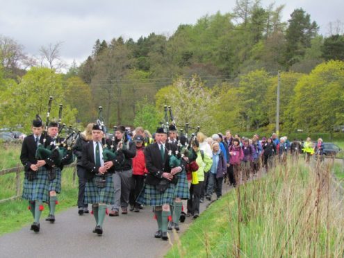 The annual Tartan Trek, organised by Clan Cancer Support