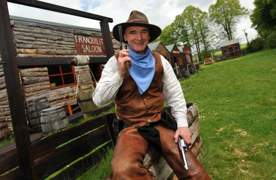 Alistair Baranowski outside the Tranquility saloon