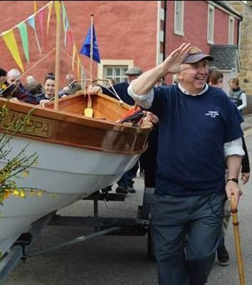 Frank Whyte during the Launch of 'Joppa' at Findhorn. Picture: Morven Mackenzie