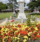Fort William’s Parade and war memorial, bright with blooms before Highland Council stopped planting the beds