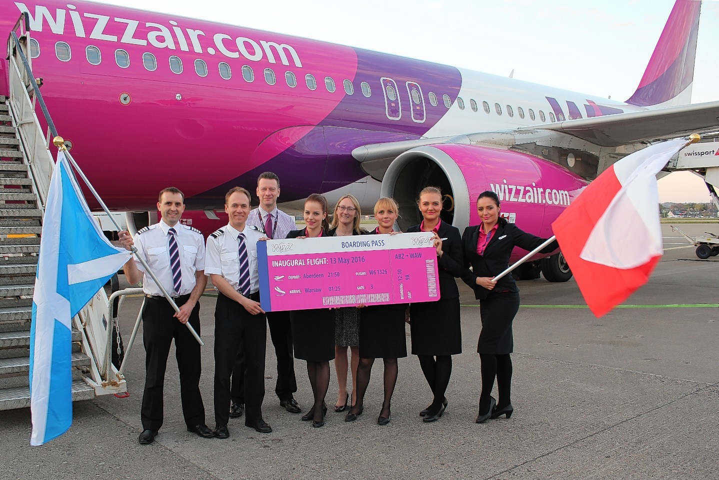 Wizz Air launches Aberdeen to Warsaw service