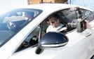 Joey Barton leaves Ibrox with Rangers assistant manager David Weir following contract talks