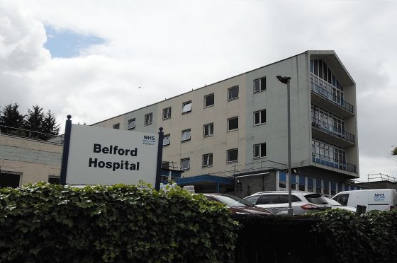 Belford Hospital in Fort William, where the woman was airlifted to.