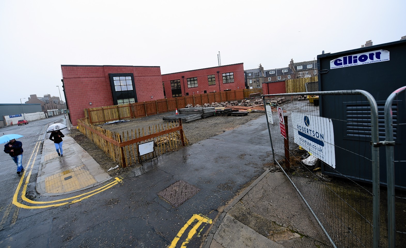 The site for the new police station at Errol Street, Peterhead